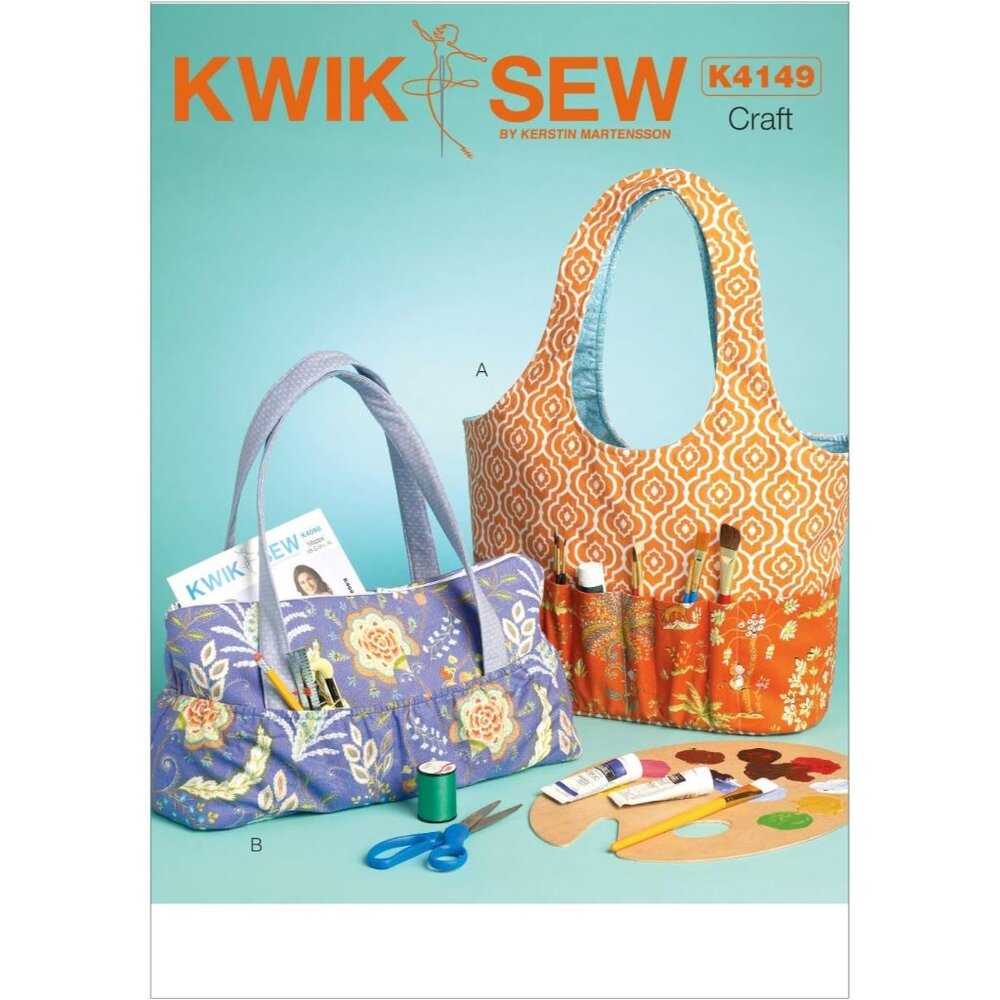 Kwik Sew K4149 Hobby Tote & Bag Sewing Pattern